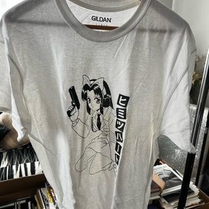 Secret Heart Anime Cop Girl Iron-on on Gildan T-shirt Size Large